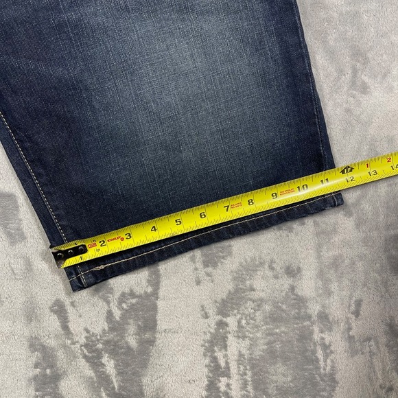 Levi's 569 Loose Straight Dark Wash Denim Shorts Men's Size 33 New - Picture 5 of 9